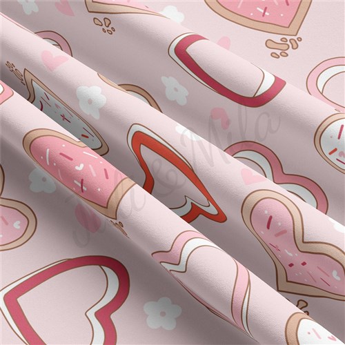 Valentine's Day Double Brushed Polyester Fabric Jersey Stretchy Soft Polyester Stretch Fabric