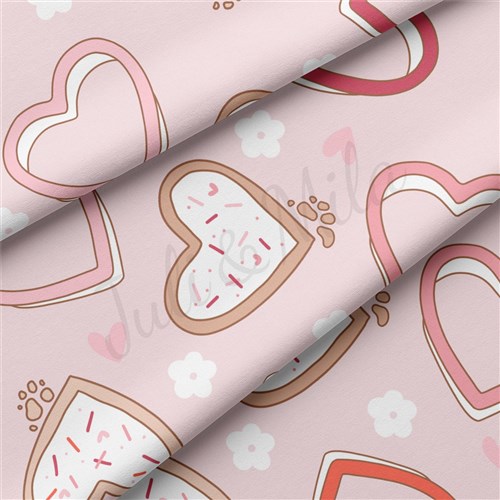 Valentine's Day Double Brushed Polyester Fabric Jersey Stretchy Soft Polyester Stretch Fabric