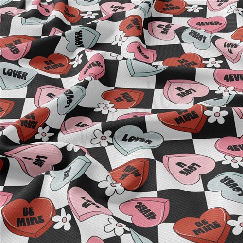 Valentine's Day Rib Knit Fabric, RBK2306 & Get a Free $89.99 Embroidery Bundle