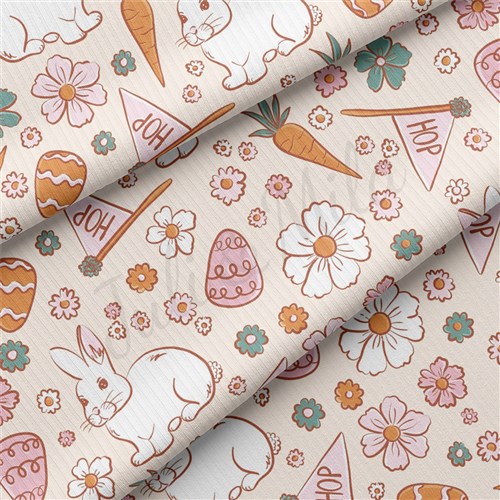 Easter Rib Knit Fabric, RBK2303 & Get a Free $89.99 Embroidery Bundle