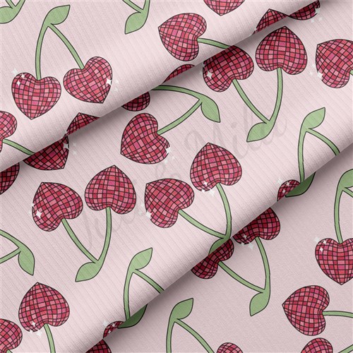Valentine's Day Rib Knit Fabric, RBK2301 & Get a Free $89.99 Embroidery Bundle