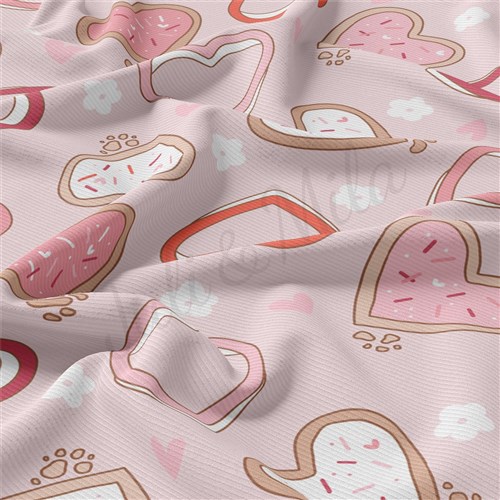 Valentine's Day Rib Knit Fabric, RBK2304 & Get a Free $89.99 Embroidery Bundle
