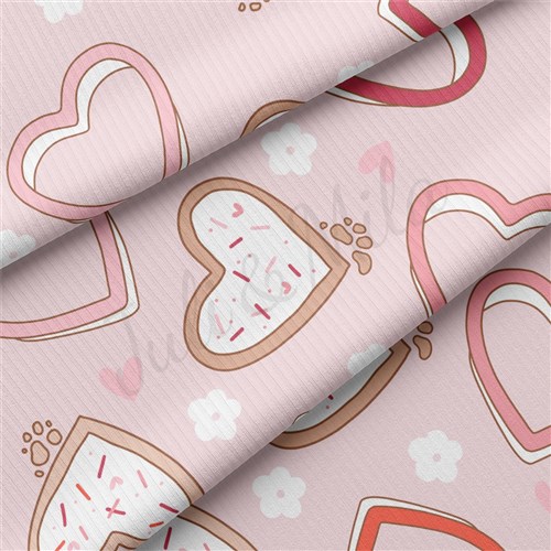 Valentine's Day Rib Knit Fabric, RBK2304 & Get a Free $89.99 Embroidery Bundle