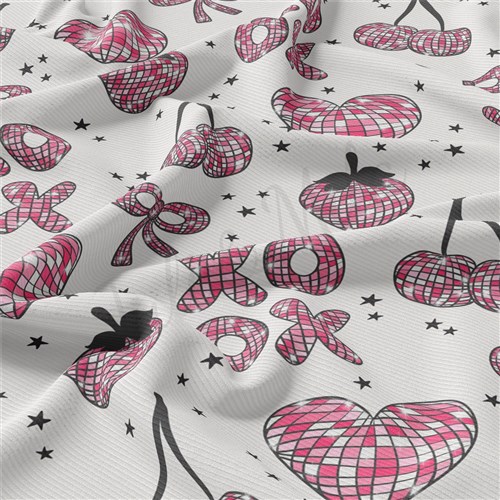 Valentine's Day Rib Knit Fabric, RBK2302 & Get a Free $89.99 Embroidery Bundle