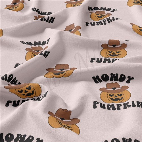 halloween ghosts fall Double Brushed Polyester Fabric Jersey Stretchy Soft Polyester Stretch Fabric