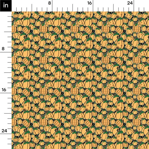 Pumpkin Fall Double Brushed Polyester Fabric Jersey Stretchy Soft Polyester Stretch Fabric