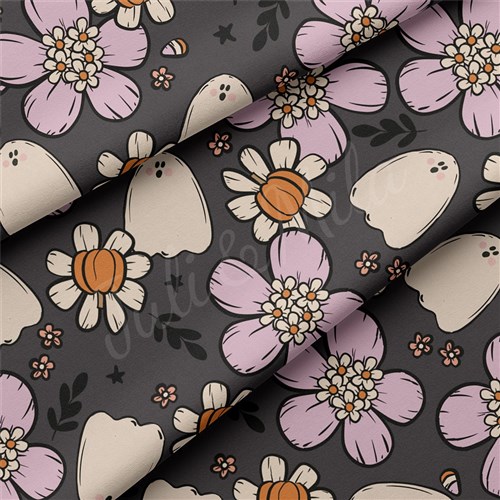 Halloween Autumn Fall Double Brushed Polyester Fabric Jersey Stretchy Soft Polyester Stretch Fabric