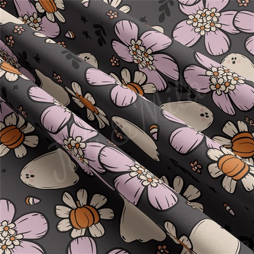 Halloween Autumn Fall Double Brushed Polyester Fabric Jersey Stretchy Soft Polyester Stretch Fabric