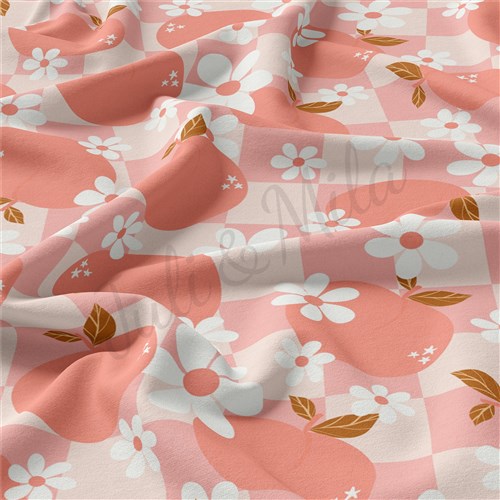 Peach Summer Double Brushed Polyester Fabric Jersey Stretchy Soft Polyester Stretch Fabric