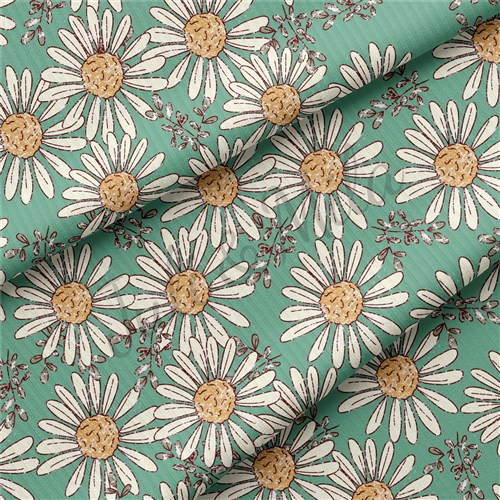 Rib Knit Fabric, Floral66 & Get a Free $89.99 Embroidery Bundle