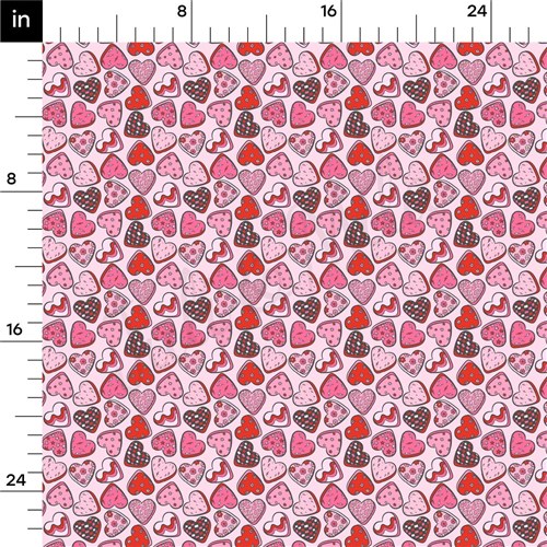 Valentine's Day Double Brushed Polyester Fabric Jersey Stretchy Soft Polyester Stretch Fabric