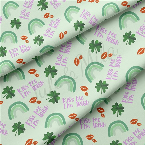 St. Patrick's Day Double Brushed Polyester Fabric Jersey Stretchy Soft Polyester Stretch Fabric