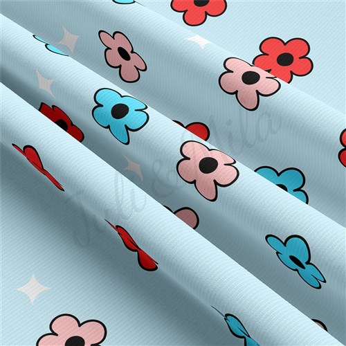 4th of July Patriotic Rib Knit Fabric, RBK1803 & Get a Free $89.99 Embroidery Bundle