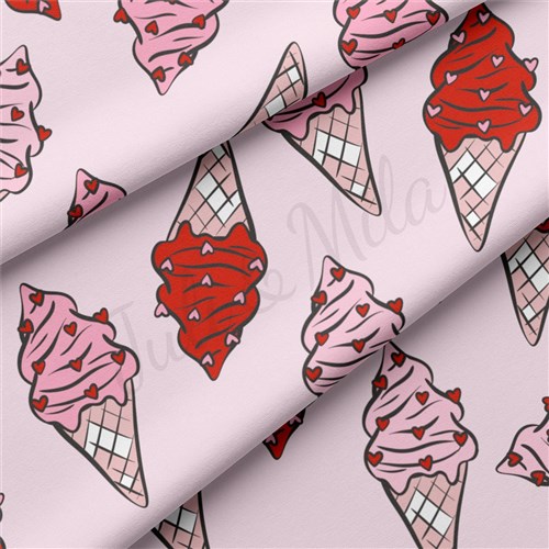 Valentine's Day Double Brushed Polyester Fabric Jersey Stretchy Soft Polyester Stretch Fabric