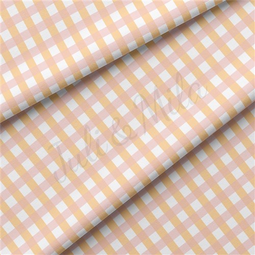 Gingham Double Brushed Polyester Fabric Jersey Stretchy Soft Polyester Stretch Fabric