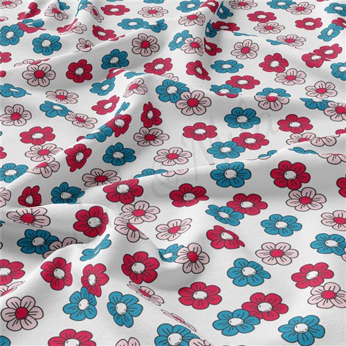 4th of July Patriotic Double Brushed Polyester Fabric Jersey Stretchy Soft Polyester Stretch Fabric
