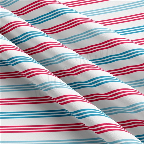 4th of July Patriotic Double Brushed Polyester Fabric Jersey Stretchy Soft Polyester Stretch Fabric