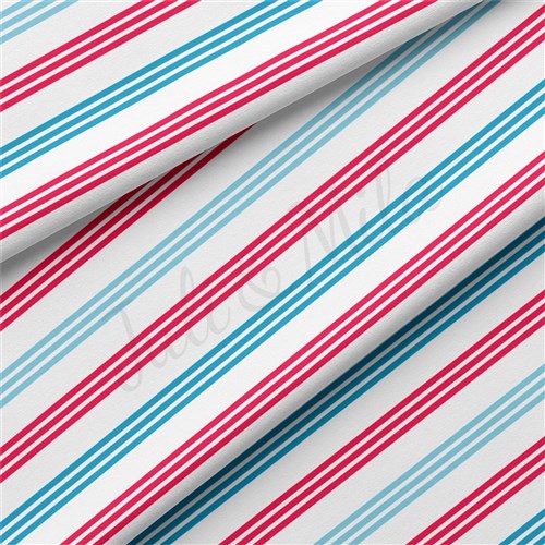 4th of July Patriotic Double Brushed Polyester Fabric Jersey Stretchy Soft Polyester Stretch Fabric