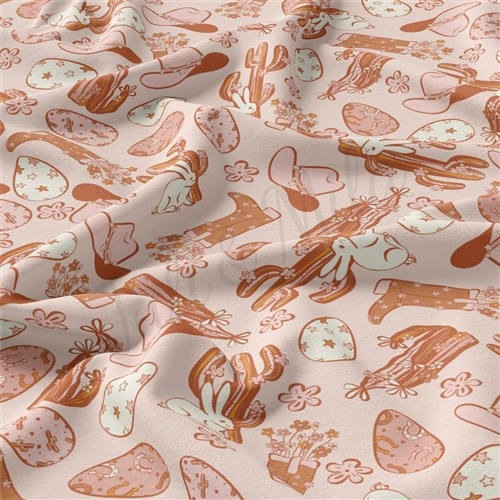 Easter Double Brushed Polyester Fabric Jersey Stretchy Soft Polyester Stretch Fabric