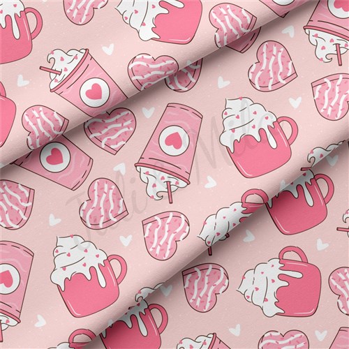 Valentine's Day Double Brushed Polyester Fabric Jersey Stretchy Soft Polyester Stretch Fabric