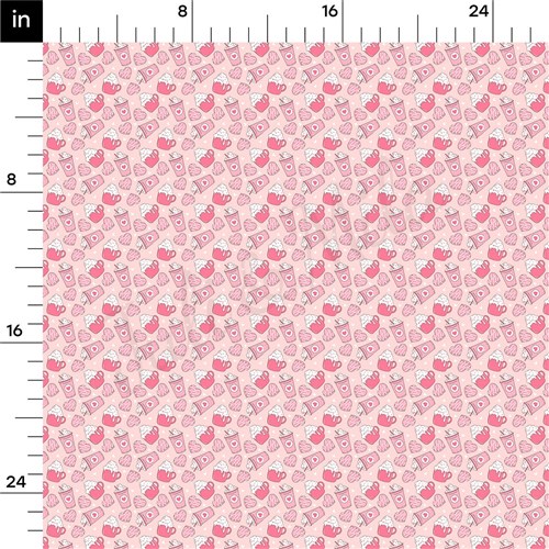 Valentine's Day Double Brushed Polyester Fabric Jersey Stretchy Soft Polyester Stretch Fabric