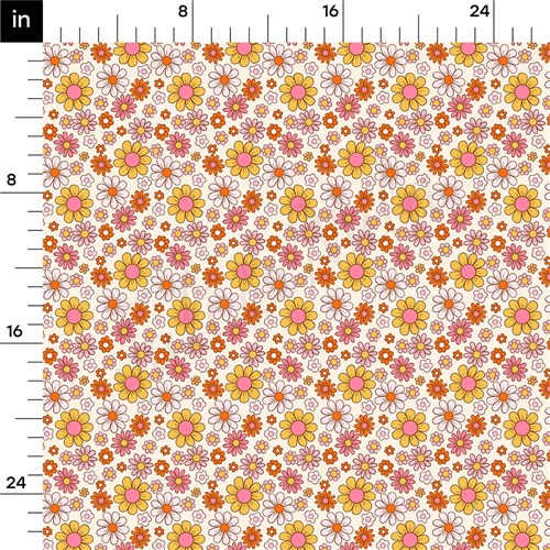 Floral Double Brushed Polyester Fabric Jersey Stretchy Soft Polyester Stretch Fabric