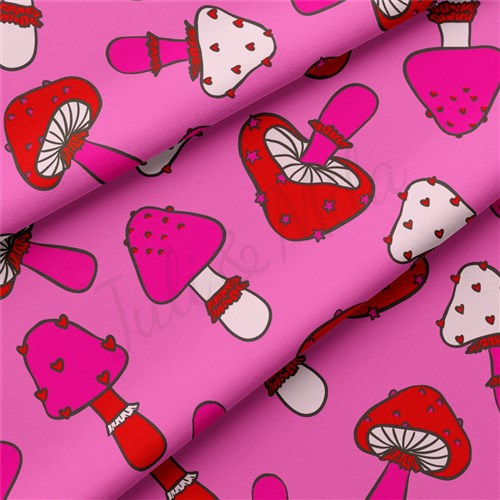 Valentine's Day Double Brushed Polyester Fabric Jersey Stretchy Soft Polyester Stretch Fabric