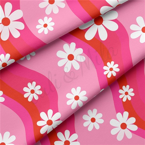 Valentine's Day Double Brushed Polyester Fabric Jersey Stretchy Soft Polyester Stretch Fabric