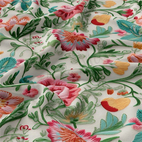 Embroidery Double Brushed Polyester Fabric Jersey Stretchy Soft Polyester Stretch Fabric