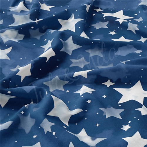 4th of July Patriotic Double Brushed Polyester Fabric Jersey Stretchy Soft Polyester Stretch Fabric