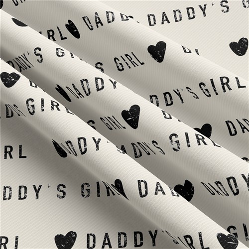 Daddy's Girl Rib Knit Fabric, Yard & Get a Free $89.99 Embroidery Bundle