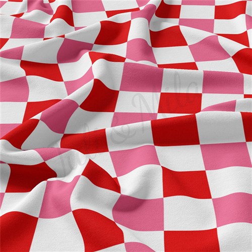 Valentine's Day Double Brushed Polyester Fabric Jersey Stretchy Soft Polyester Stretch Fabric