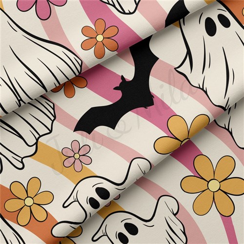 halloween Double Brushed Polyester Fabric Jersey Stretchy Soft Polyester Stretch Fabric