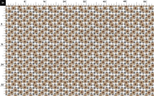 Sunflowers Double Brushed Polyester Fabric Jersey Stretchy Soft Polyester Stretch Fabric