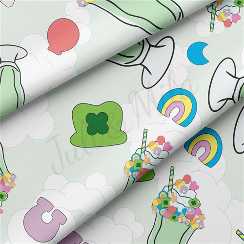 St. Patrick Day Double Brushed Polyester Fabric Jersey Stretchy Soft Polyester Stretch Fabric