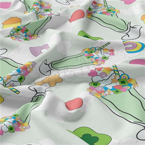 St. Patrick Day Double Brushed Polyester Fabric Jersey Stretchy Soft Polyester Stretch Fabric