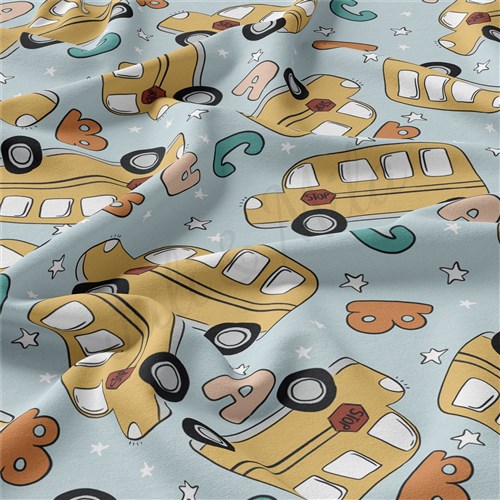 Back to School Double Brushed Polyester Fabric Jersey Stretchy Soft Polyester Stretch Fabric
