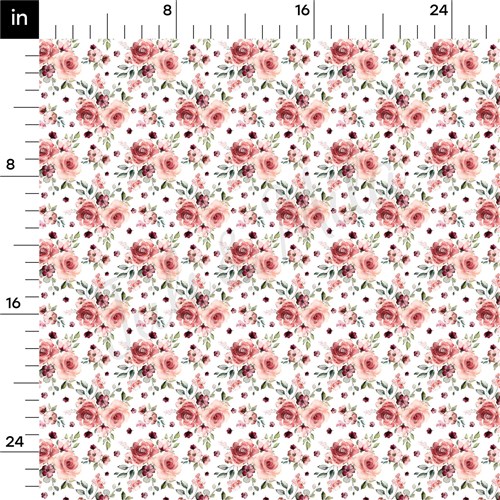 Floral Double Brushed Polyester Fabric Jersey Stretchy Soft Polyester Stretch Fabric