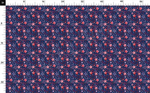 4th of July Patriotic Double Brushed Polyester Fabric Jersey Stretchy Soft Polyester Stretch Fabric