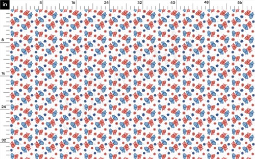 4th of July Patriotic Double Brushed Polyester Fabric Jersey Stretchy Soft Polyester Stretch Fabric