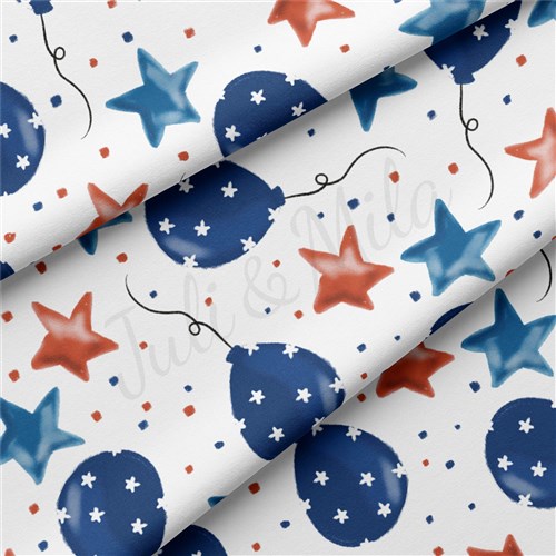 4th of July Patriotic Double Brushed Polyester Fabric Jersey Stretchy Soft Polyester Stretch Fabric