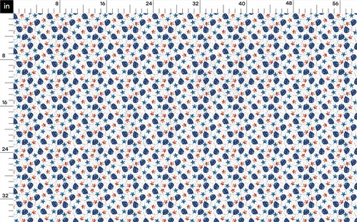 4th of July Patriotic Double Brushed Polyester Fabric Jersey Stretchy Soft Polyester Stretch Fabric