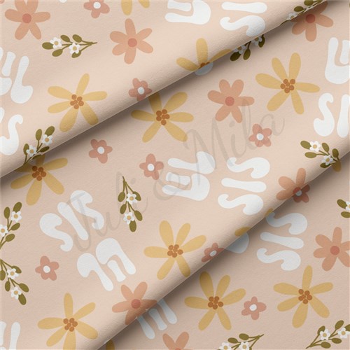 Lil Sis Double Brushed Polyester Fabric Jersey Stretchy Soft Polyester Stretch Fabric