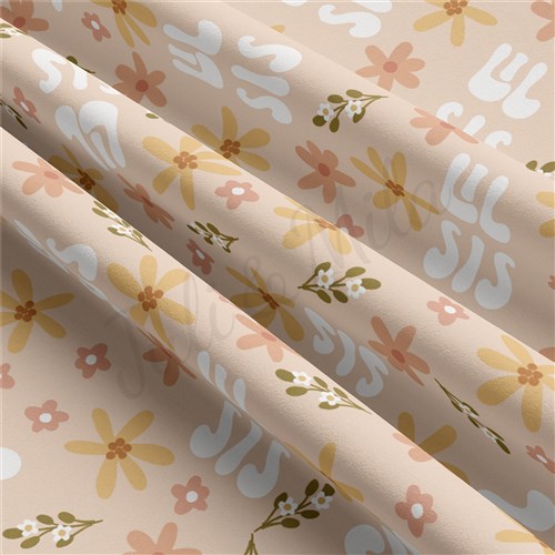 Lil Sis Double Brushed Polyester Fabric Jersey Stretchy Soft Polyester Stretch Fabric