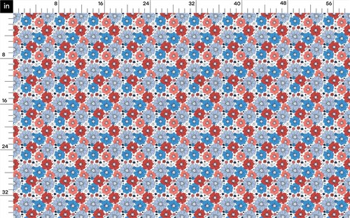 4th of July Patriotic Double Brushed Polyester Fabric Jersey Stretchy Soft Polyester Stretch Fabric