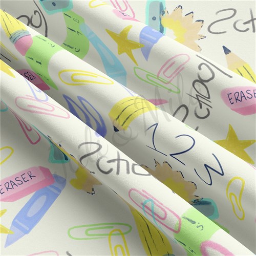 Back to School Double Brushed Polyester Fabric Jersey Stretchy Soft Polyester Stretch Fabric