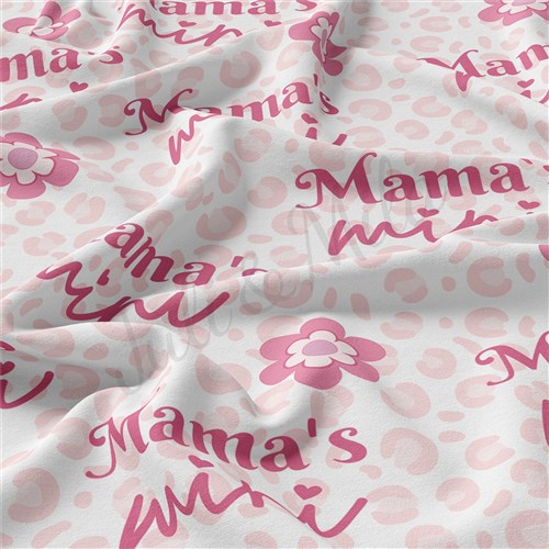 Mama's Mini Double Brushed Polyester Fabric Jersey Stretchy Soft Polyester Stretch Fabric