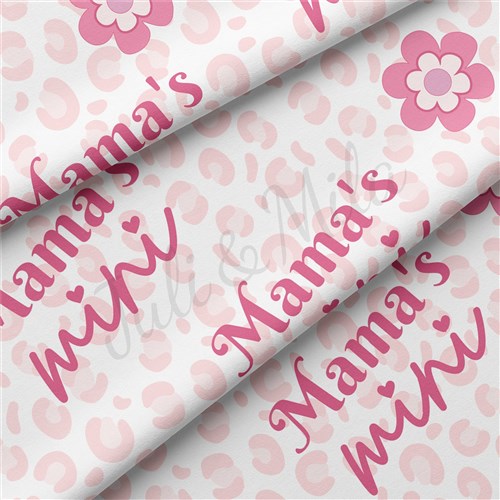 Mama's Mini Double Brushed Polyester Fabric Jersey Stretchy Soft Polyester Stretch Fabric