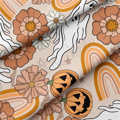 halloween Double Brushed Polyester Fabric Jersey Stretchy Soft Polyester Stretch Fabric