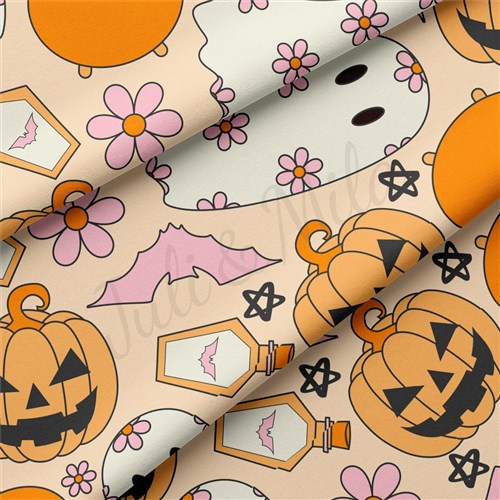 halloween Double Brushed Polyester Fabric Jersey Stretchy Soft Polyester Stretch Fabric